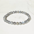 Eclipse stretch bracelet in labradorite