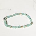 Flow stretch bracelet in amazonite