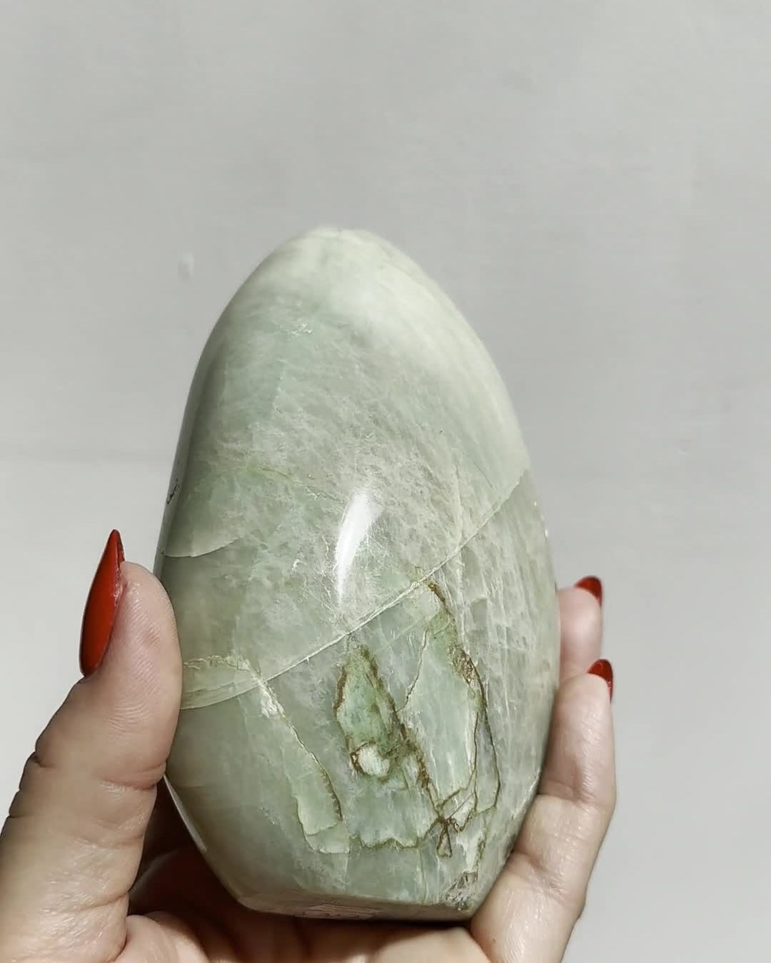 Green Moonstone Dome | Rising Star Crystals