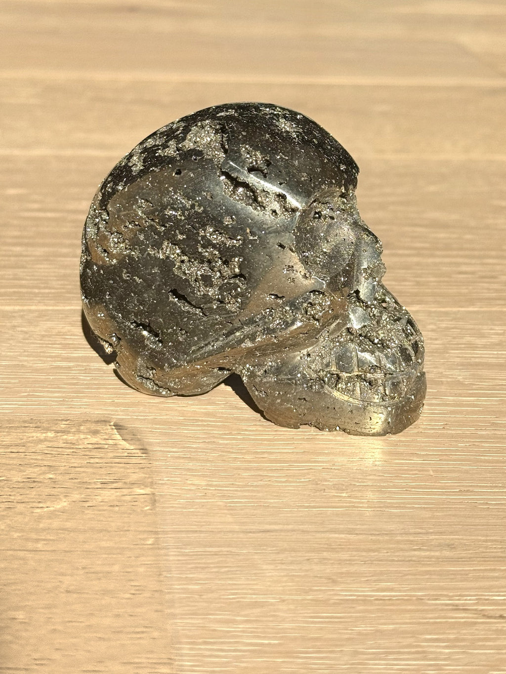 Pyrite skull No. 1, other side