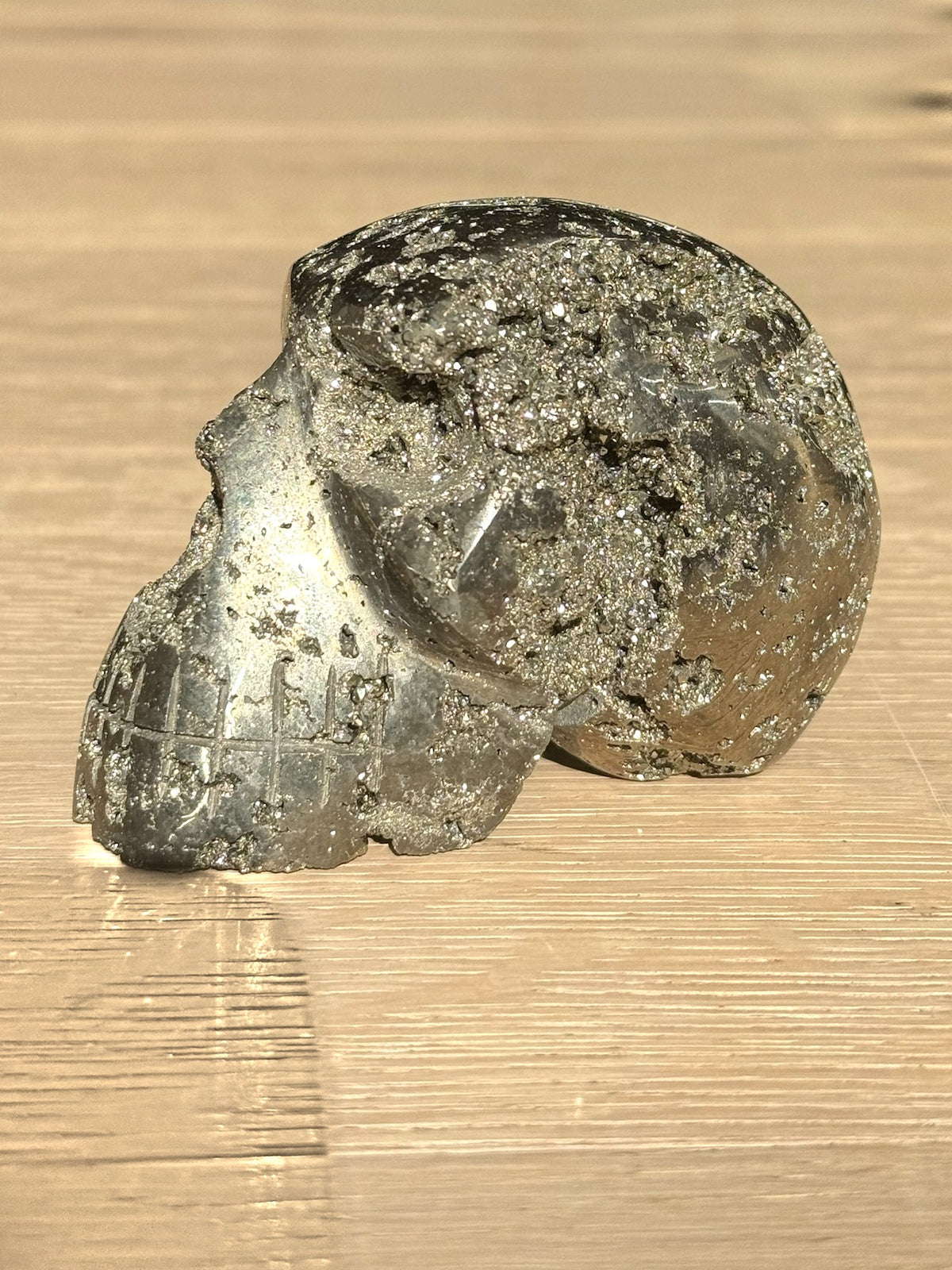 Pyrite skull No. 2, other side