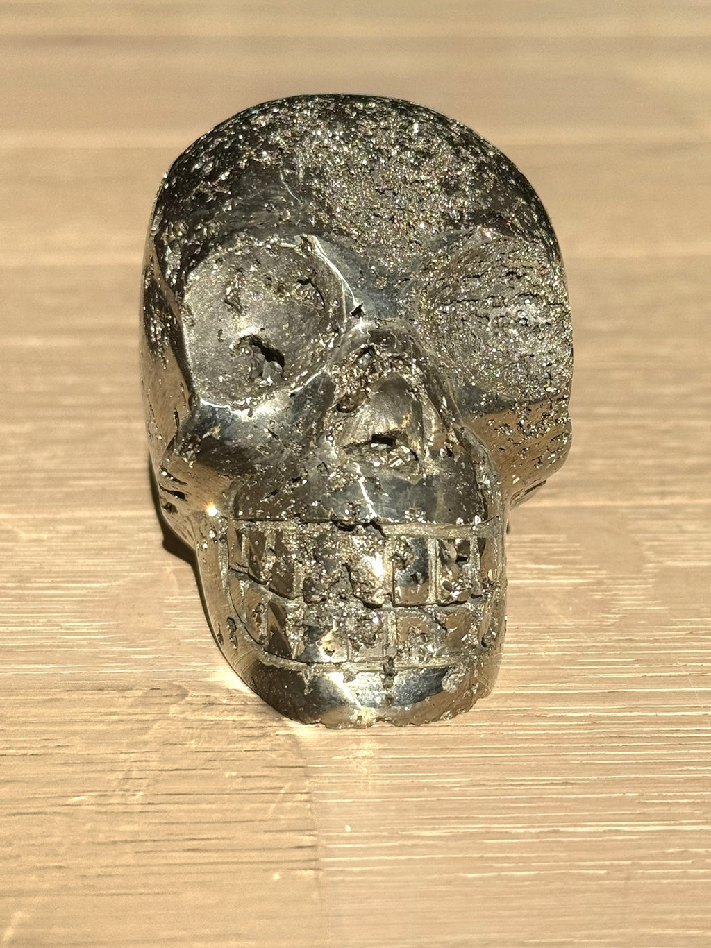 Pyrite skull No. 3, front view