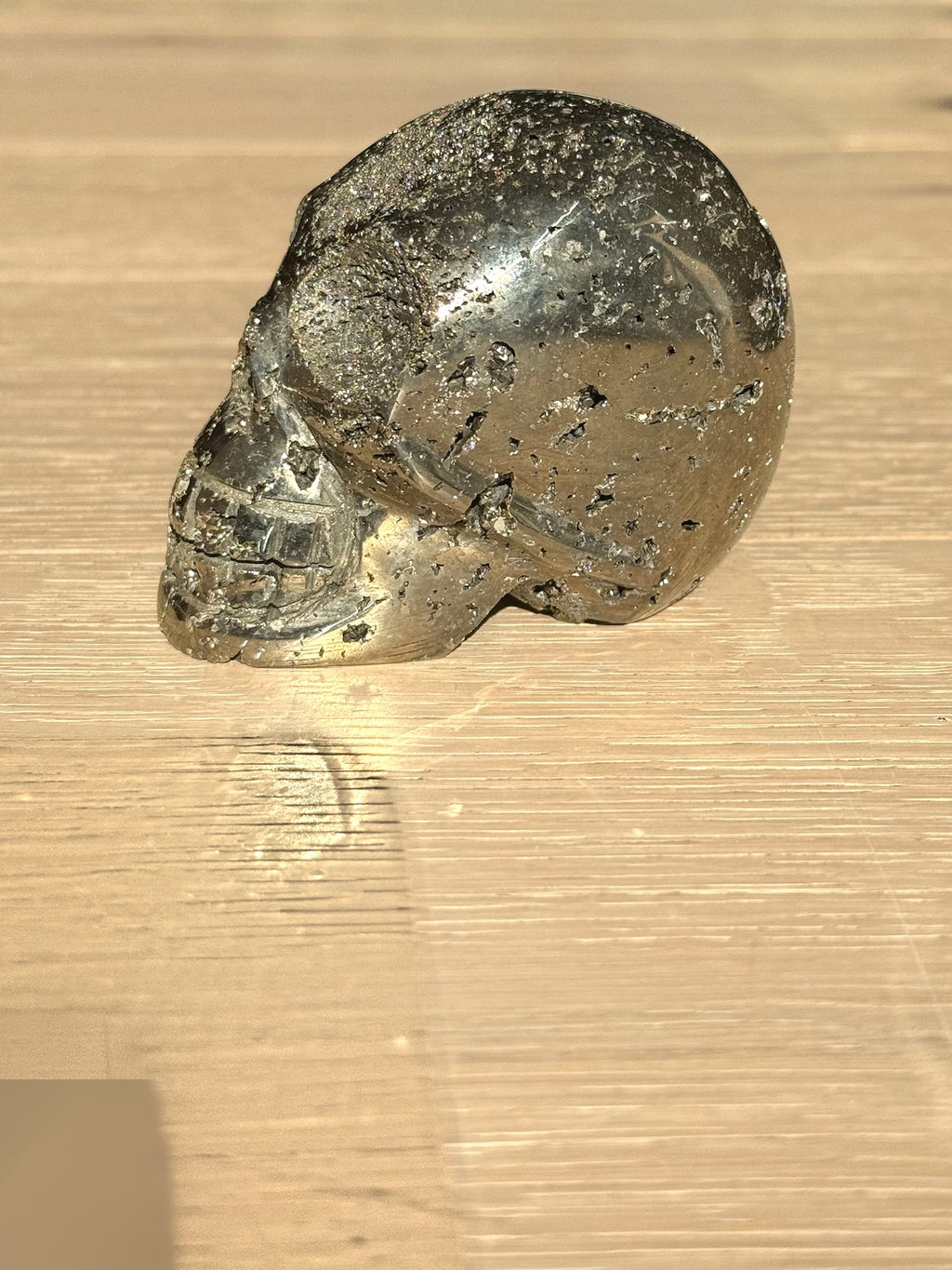 Pyrite skull No. 3, other side
