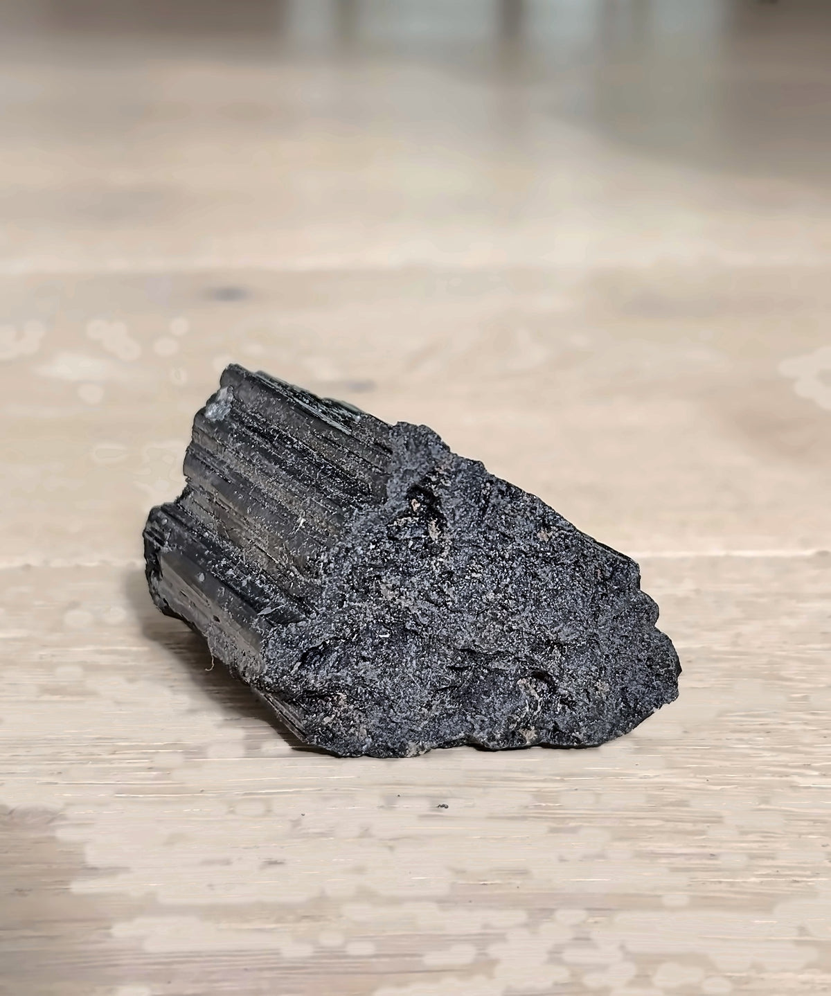 Raw black tourmaline pieces