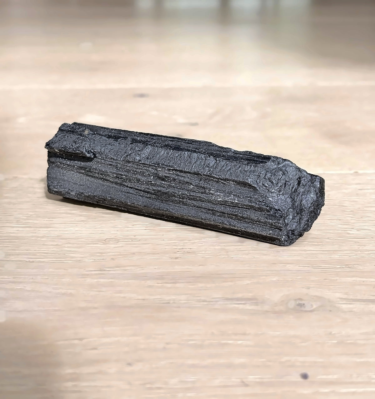 Raw black tourmaline wand