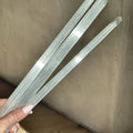 Large wand of pearly white selenite